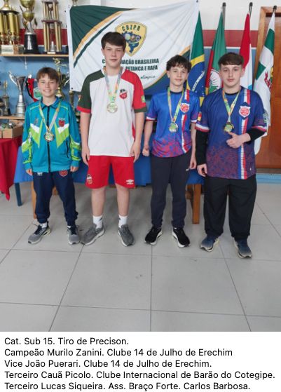 Foto da galeria 4º Campeonato Brasileiro da Juventude.