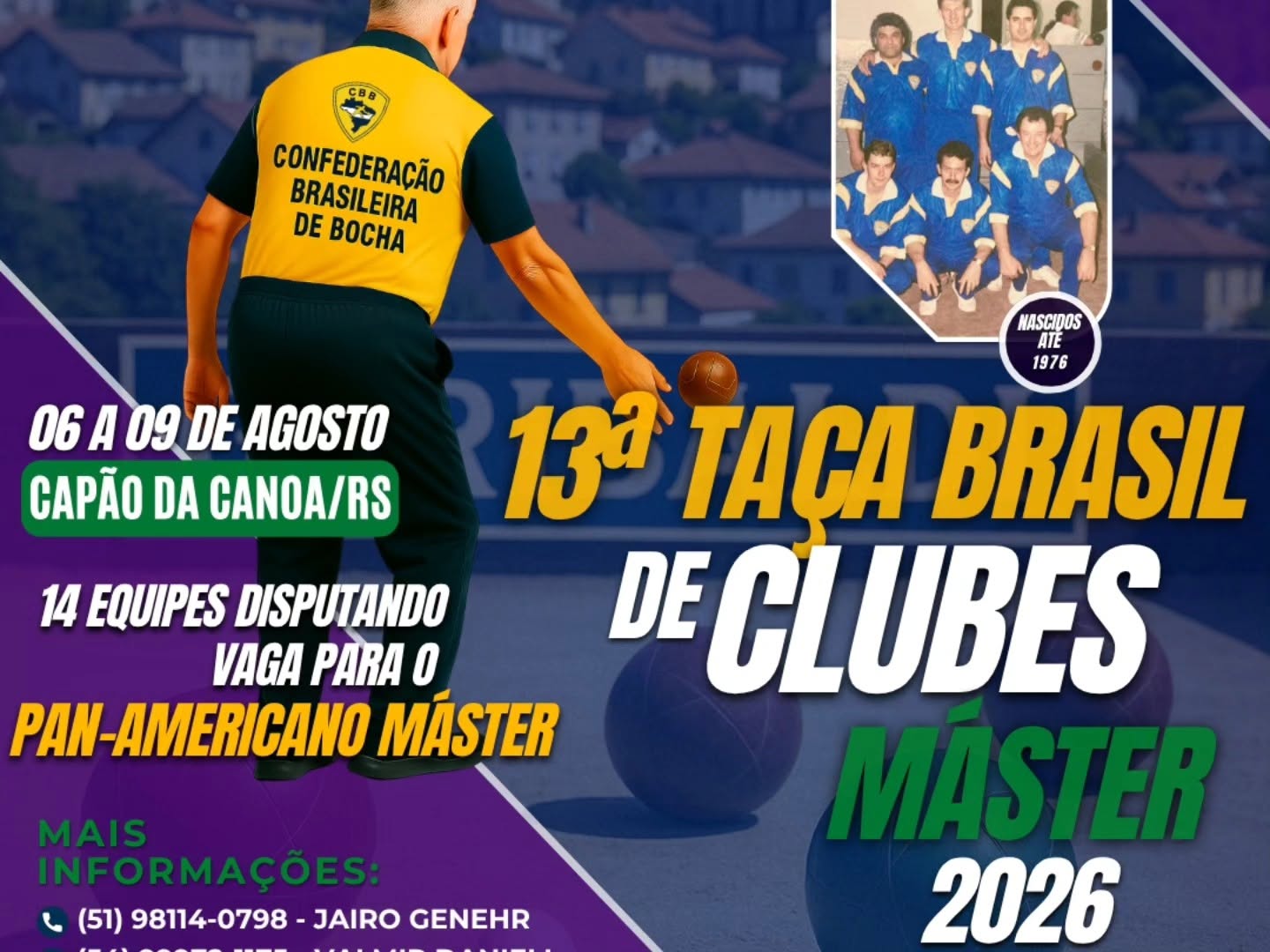 Capa da galeria 13º Campeonato Brasileiro Masculino Master de Clubes de Bocha
