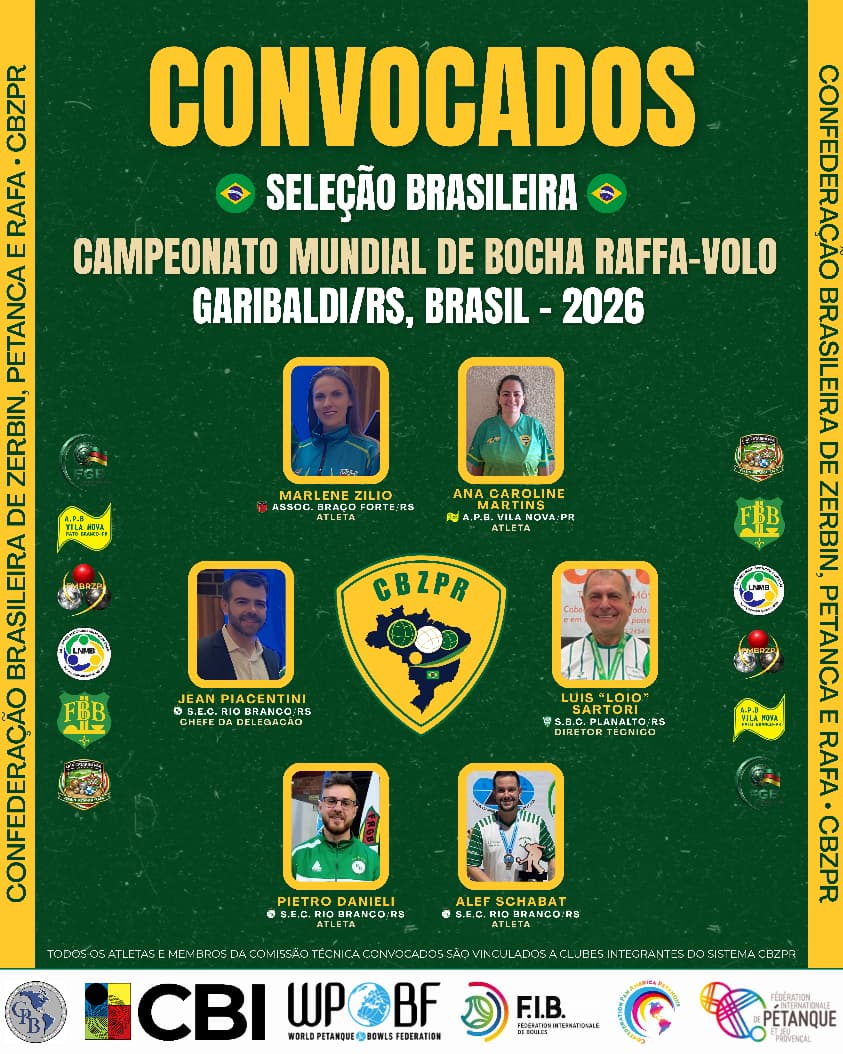 Capa da galeria Convocados da seleção brasileira para o campeonato mundial