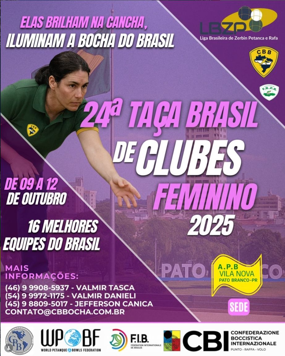 Capa da galeria 24ª Taça Brasil de Clubes Feminino 2025 (Pato Branco/PR)