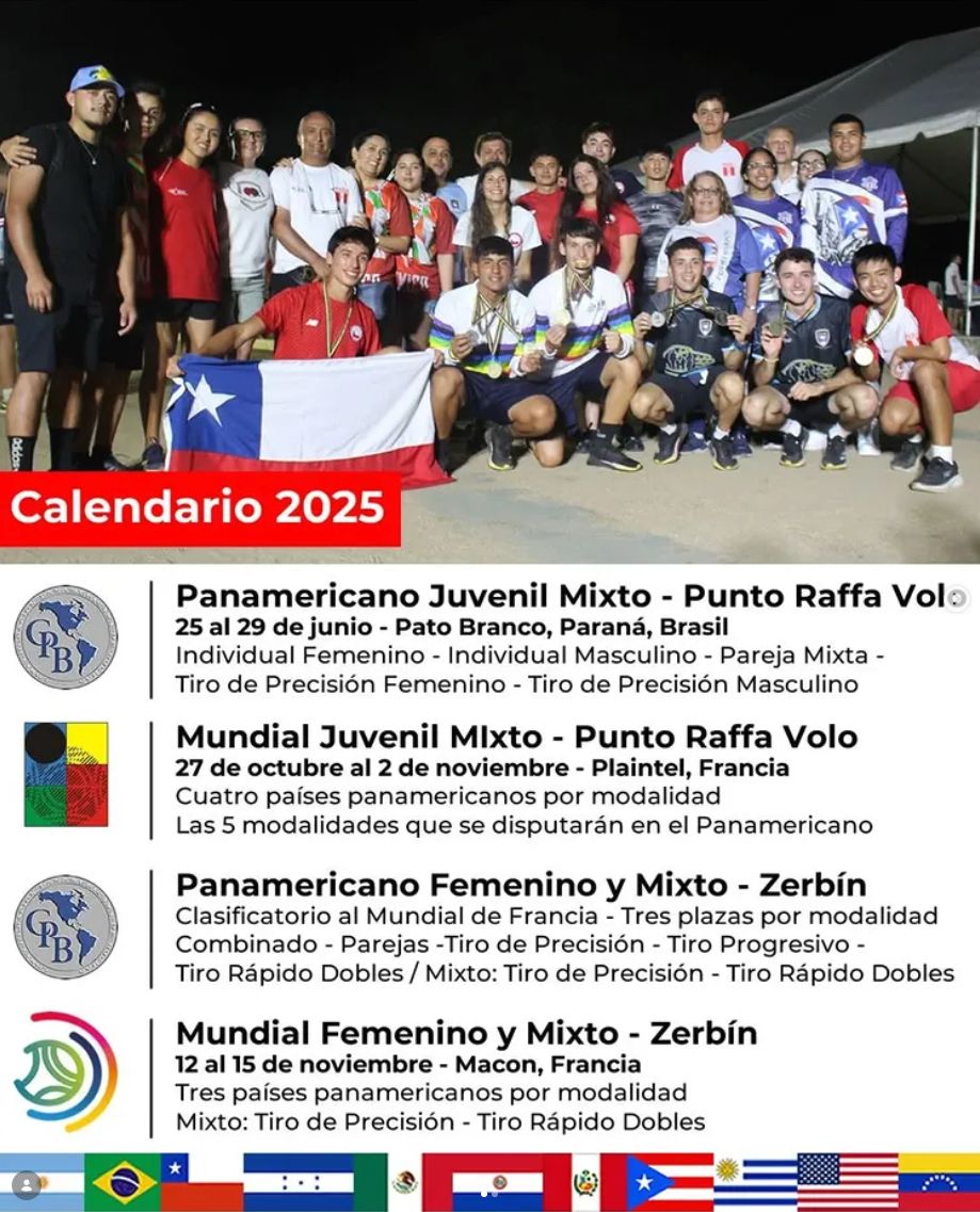 Capa da galeria Divulgação do Calendário Panamericano 2025 (CPB / CBB / CBZPR)