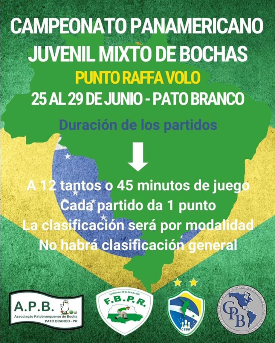 Capa da galeria Campeonato Panamericano Juvenil Misto de Bochas 2025 (Pato Branco/PR)